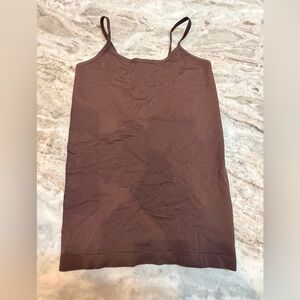 MUSA Brown Stretch Camisole Tank Top Small Made in USA